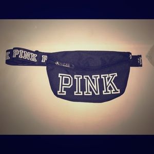 Black and white PINK Fanny pack. NWOT.